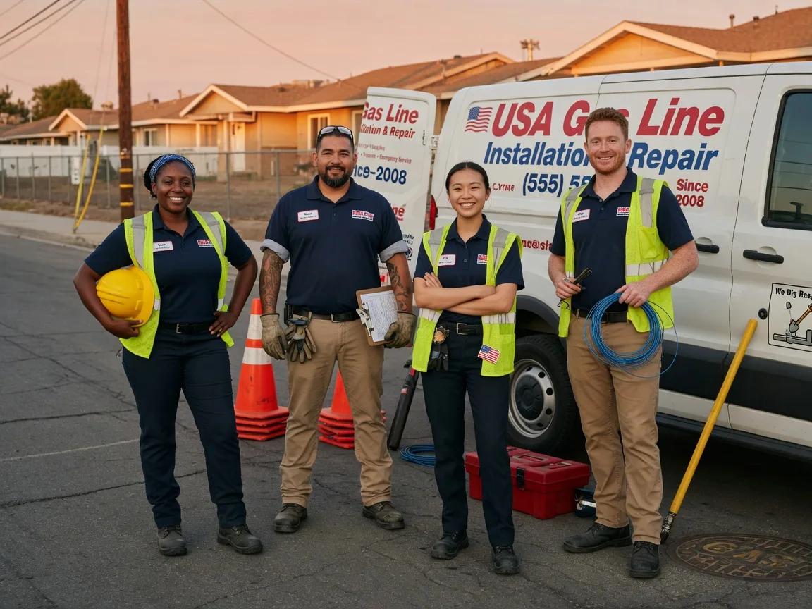 Gas Line Installation company in Perkinston, MS